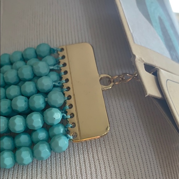 11 Multi layers blue necklace and earrings… - Picture 5 of 5